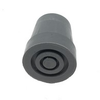 PCP 6103-G Pair of Replacement Cane Tips for All PCP Canes - Gray - 1 in Dia.