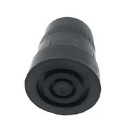 PCP 6104-BL Pair of Replacement Cane Tips for All PCP Canes - Black - 7/8 in Dia.