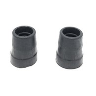 PCP 6104-BL Pair of Replacement Cane Tips for All PCP Canes - Black - 7/8 in Dia.