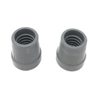 PCP 6104-G Pair of Replacement Cane Tips for All PCP Canes - Gray - 7/8 in Dia.