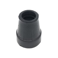 PCP 6105-B Pair of Replacement Cane Tips for All PCP Canes - Black - 3/4 in Dia.