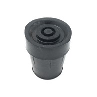PCP 6105-B Pair of Replacement Cane Tips for All PCP Canes - Black - 3/4 in Dia.