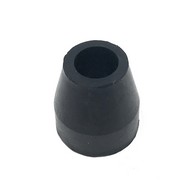 PCP 6106-B Replacement Quad Cane Tips - Black - 5/8 in Diameter (4 Pack)