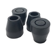 PCP 6106 Replacement Quad Cane Tips - 5/8 in Diameter (4 Pack)