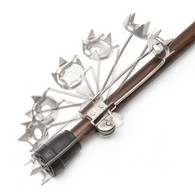 PCP 6107 5-Prong Cane Attachment for Ice and Snow Walking - Chrome - 3/4 in Dia.