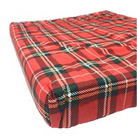 PCP 6227 Foam Wheelchair Cushion - Plaid Cover