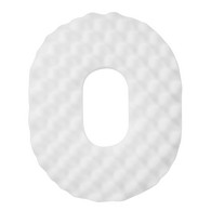 PCP 6235 Convoluted Foam Ring Cushion - White