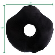 PCP 6238-BL Molded Ring Cushion - Black