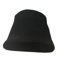 PCP 6243S Sacro Cushion with Back Strap - Black