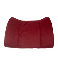 PCP 6247 Sacro Cushion with Back Strap - Burgundy