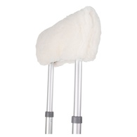 PCP Sheepskin Crutch Covers - Natural or Synthetic - 2 Underarm Pads/2 Hand Grips