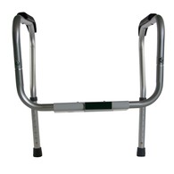 PCP 7009 Adjustable Toilet Safety Frame - Silver Frost
