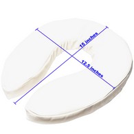 PCP 7018 Padded Toilet Seat Cushion - White