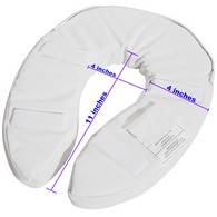 PCP 7018 Padded Toilet Seat Cushion - White