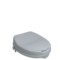 PCP 7022-P Molded Toilet Seat Riser with Lid - White