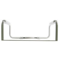 PCP 7026 Toilet Safety Seat Rail - White
