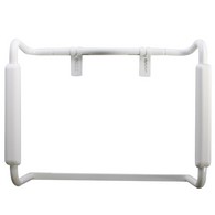 PCP 7026 Toilet Safety Seat Rail - White
