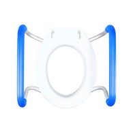 PCP 7027 Elevated Toilet Seat - 4 Inch Riser with Removable Side Rails & Removable Arms