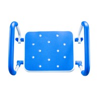 PCP 7106-P Padded Bath Safety Seat w/ Swing-Away Arms - Backless & Backrest Options