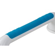 PCP 9216 Suction-Grip Grab Bar with Red and Green Safety Indicators - White - 16 in