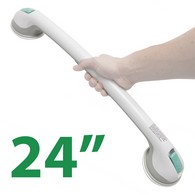 PCP 9324 Suction-Grip Bath or Shower Handle - White - 24 in
