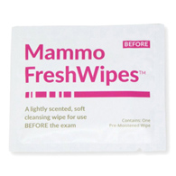 PDC Freshwipes PDC Healthcare MAMWIPE-Mammo Freshwipes Mammography Cleansing Towelette, Perineal Wipes (BX/50)