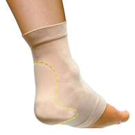 PediFix Visco-GEL Pedifix 1400-PediFix Visco-GEL Beige Achilles Heel Protector, Small/Medium, Ankle Braces & ft (PK/1)
