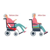 One-Way Slide Seat Cushion - Repositioning Aid, 18" x 16", McAuley Medical 4060