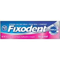 Fixodent Original Procter & Gamble 00076660300385-Fixodent Original Denture Adhesive Cream, 1.4 oz, Dentures (CS/24)