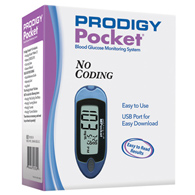 Prodigy Diabetes Care 050302-B-Blood Glucose Meter Prodigy Diabetes Care No Coding Required, Glucose Meters (CS/10)
