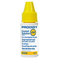 Prodigy Diabetes Care 53310 Blood Glucose Control Solution - 4 mL - Low Level
