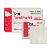 PDI Professional Disposables C69900-PDI Alcohol Prep Pad, 2-1/2 x 3 Inch, Applicators & Swabsticks (BX)