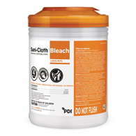 Sani-Cloth Bleach Professional Disposables P54072-Sani-Cloth Surface Disinfectant Cleaner Bleach Wipe, 75 Wipes per (CN/75)