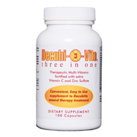 Decubivite Three In One QCE 85519800100-Decubi-Vite Three In One Multivitamin Supplement, Multivitamins (CS/24)