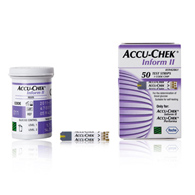 Accu-Chek Inform II Roche 05942861001 Accu-Chek Inform II Blood Glucose Test Strips, Glucose Meter Test (BX/50)