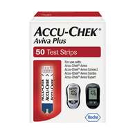 Accu-Chek Aviva Plus Roche Diabetes Care 06908217001-Accu-Chek Aviva Plus Blood Glucose Test Strips, Glucose Meter (CS/1800)