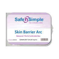 Safe-n'Simple X-Tra Wide Safe N Simple SNS20630-Safe N Simple Waterproof Barrier, 2-Piece Skin Barrier (CS/1500)