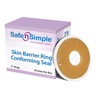 Safe-n'Simple Safe N Simple SNS684U2-Safe-n'Simple Adhesive Barrier Ring, 2-Piece Skin Barrier (CS)