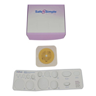 Safe n Simple Safe N Simple SNS7305234-Ostomy Barrier Safe n Simple Trim to Fit, Standard Wear Flexible Tape 70 mm (BX/10)