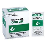 Water Jel Cool Jel Safeguard US Operating CJ25-600.00.000-Water Jel Cool Jel Burn Relief, First Aid Supplies (BX/25)