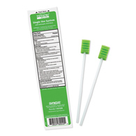 Toothette Plus 6120 Sage Products Oral Swabstick, Foam Tip (100/Case)