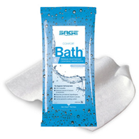 Comfort Bath Sage Products 7903-Comfort Bath Unscented Cleansing Washcloths, Personal Wipes (CS)