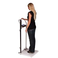 Brecknell HS-300 660 lb/300 kg Capacity Scale w/ Handrail & Height Rod