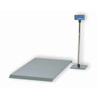 Brecknell PS-2000 Portable Floor Scale, 2000 lb/1000 kg Capacity