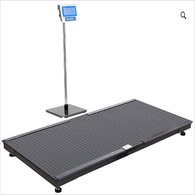 Brecknell PS3000-LCD Floor Scale for Freight, Large Animals - 3000 lb/1500 kg Capacity