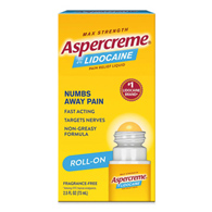 Aspercreme Sanofi 04116705810-Aspercreme with 4% Lidocaine Pain Relief Liquid, Fragrance-Free, Pain Relief (EA/1)