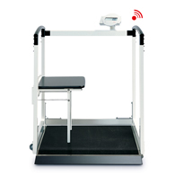 Seca 684 Digital Wheelchair Scale w/ 2-sided hand-rail and seat, kg/lb