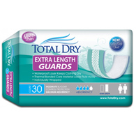 TotalDry Secure Personal Care Products SP1570-TotalDry Maximum Absorbency Bladder Control Pad, 12 in Length, Liners (CS/180)
