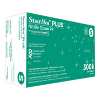StarMed Plus Sempermed USA SMNP302-StarMed Plus Nitrile Exam Glove, Small, Blue, Exam Gloves (CS)