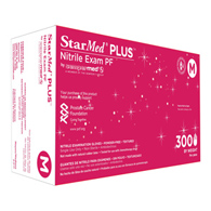 StarMed Plus Sempermed USA SMNP303-StarMed Plus Exam Glove, Medium, Blue, Exam Gloves (BX)